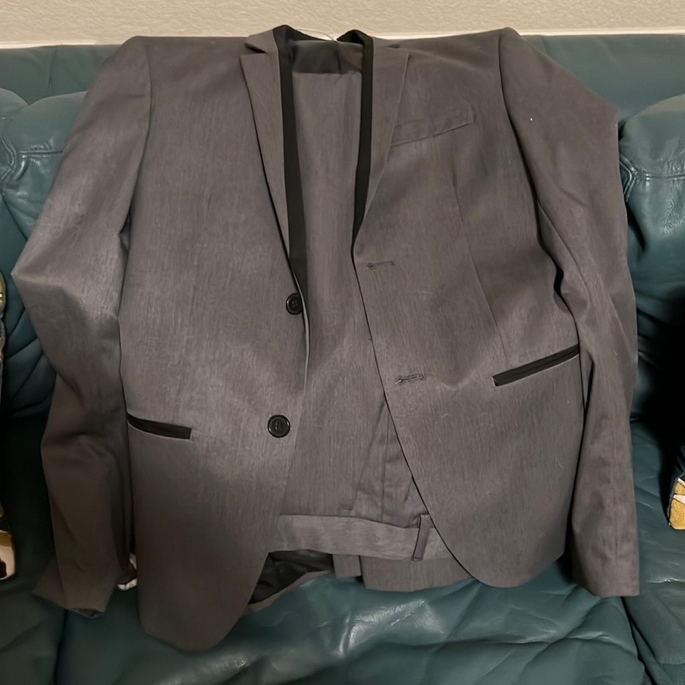 H&M men’s slim fit grey suit